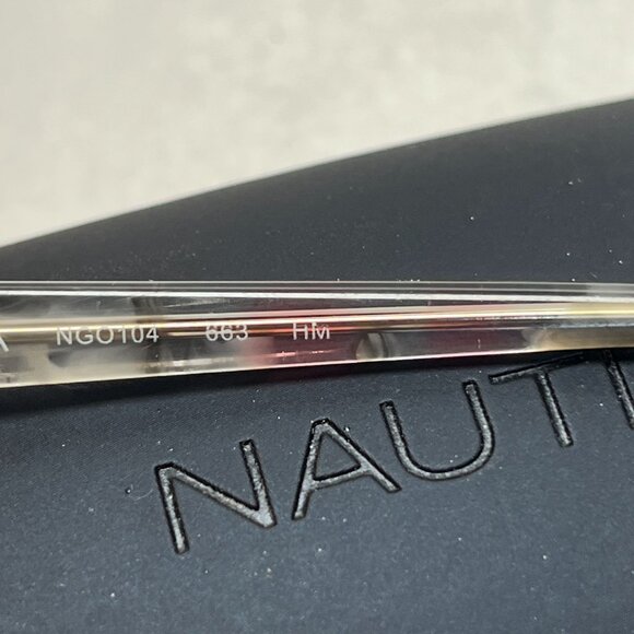 Nautica Womens Optical Glasses Frame Mod NGO104 663 In Pink Tortoise Frame Only - Picture 3 of 15